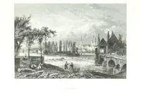 An illustration from A Summer at Baden-Baden ... illustrated by T. Johannot, E. Lamy, etc (1853)
