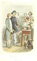 An illustration from A Summer at Baden-Baden ... illustrated by T. Johannot, E. Lamy, etc (1853)