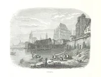 An illustration from A Summer at Baden-Baden ... illustrated by T. Johannot, E. Lamy, etc (1853)