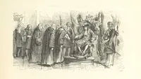 An illustration from L'Histoire d'Angleterre depuis les temps les plus reculés ... racontée à mes petits-enfants ... recueillie par Madame de Witt. ... Ouvrage illustré, etc (1877)
