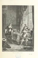 An illustration from L'Histoire de France depuis les temps les plus reculés jusqu'en 1789, racontée à mes petits-enfants ... Ouvrage illustré ... d'après les dessins d'A. de Neuville (1870)