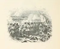 An illustration from L'Histoire de France depuis les temps les plus reculés jusqu'en 1789, racontée à mes petits-enfants ... Ouvrage illustré ... d'après les dessins d'A. de Neuville (1870)