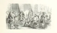 An illustration from L'Histoire de France depuis les temps les plus reculés jusqu'en 1789, racontée à mes petits-enfants ... Ouvrage illustré ... d'après les dessins d'A. de Neuville (1870)