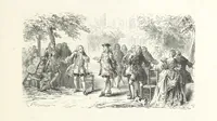 An illustration from L'Histoire de France depuis les temps les plus reculés jusqu'en 1789, racontée à mes petits-enfants ... Ouvrage illustré ... d'après les dessins d'A. de Neuville (1870)