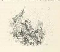 An illustration from L'Histoire de France depuis les temps les plus reculés jusqu'en 1789, racontée à mes petits-enfants ... Ouvrage illustré ... d'après les dessins d'A. de Neuville (1870)