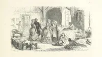 An illustration from L'Histoire de France depuis les temps les plus reculés jusqu'en 1789, racontée à mes petits-enfants ... Ouvrage illustré ... d'après les dessins d'A. de Neuville (1870)
