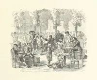 An illustration from L'Histoire de France depuis les temps les plus reculés jusqu'en 1789, racontée à mes petits-enfants ... Ouvrage illustré ... d'après les dessins d'A. de Neuville (1870)