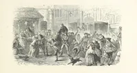 An illustration from L'Histoire de France depuis les temps les plus reculés jusqu'en 1789, racontée à mes petits-enfants ... Ouvrage illustré ... d'après les dessins d'A. de Neuville (1870)