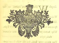 An illustration from A new Miscellany of original poems, translations and imitations, by ... Mr Prior, Mr Pope, Mr Hughes, Mr Harcourt, Lady M[ary] W[ortley] M[ontague], Mrs Manley, etc. Now first published ... with some familiar Letters by the late Earl of Rochester, never before printed. [Edited, with contributions, by A. H., i.e. Anthony Hammond (1720)