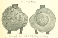 Picture 1 of 44 from Recueil historique du Boulonnais-notices, articles, éphémérides-1845-1893. Annoté, documenté et illustré par A. de Rosny (1897), leaf 11