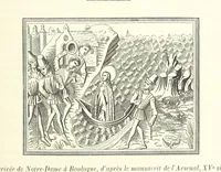 An illustration from Recueil historique du Boulonnais-notices, articles, éphémérides-1845-1893. Annoté, documenté et illustré par A. de Rosny (1897)
