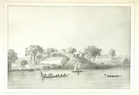 An illustration from Kolonisatie van Europeanen te Suriname. Opheffing van het pauperisme, ontwikkeling van handel en industrie, met ongeveer 90 platen (1872)