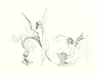 An illustration from Midsummer Eve: a fairy tale of love (1848)