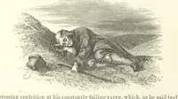 An illustration from Midsummer Eve: a fairy tale of love (1870)