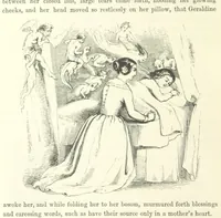 An illustration from Midsummer Eve: a fairy tale of love (1870)