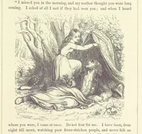 An illustration from Midsummer Eve: a fairy tale of love (1870)