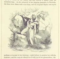 An illustration from Midsummer Eve: a fairy tale of love (1870)