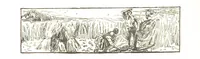 An illustration from An Old Chronicle of Leighton. [A novel (1890)