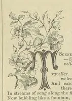 An illustration from Wayside Pictures, Hymns, and Poems ... With a portrait of the author (1874)