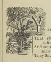 An illustration from Wayside Pictures, Hymns, and Poems ... With a portrait of the author (1874)