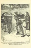 An illustration from The Queen of the Arena and other stories ... illustrated by Millais and others (1880)