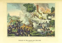 Picture 19 of 39 from Illustrirtes Gedenkbuch der Kriegsereignisse des Jahres 1866, etc (1868), leaf 195