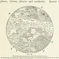 Picture 30 of 34 from An Introduction to the study of Petrology: the Igneous Rocks ... With ... illustrations (1891), leaf 105