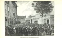 An illustration from Amsterdam et Venise. Ouvrage enrichi de sept eauxfortes par MM. L. Flameng et Gaucherel, et de cent vingt-quatre gravures sur bois (1876)