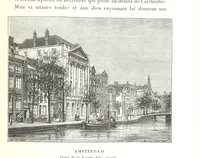 An illustration from Amsterdam et Venise. Ouvrage enrichi de sept eauxfortes par MM. L. Flameng et Gaucherel, et de cent vingt-quatre gravures sur bois (1876)