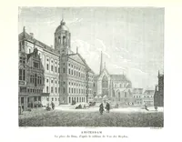 An illustration from Amsterdam et Venise. Ouvrage enrichi de sept eauxfortes par MM. L. Flameng et Gaucherel, et de cent vingt-quatre gravures sur bois (1876)