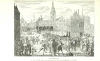 An illustration from Amsterdam et Venise. Ouvrage enrichi de sept eauxfortes par MM. L. Flameng et Gaucherel, et de cent vingt-quatre gravures sur bois (1876)