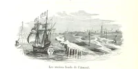 An illustration from Amsterdam et Venise. Ouvrage enrichi de sept eauxfortes par MM. L. Flameng et Gaucherel, et de cent vingt-quatre gravures sur bois (1876)