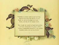 An illustration from Songs of the Master's Love. [With illuminated initial letters, etc (1885)