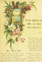 An illustration from Songs of the Master's Love. [With illuminated initial letters, etc (1885)