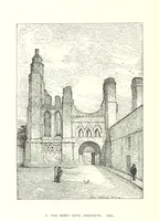 An illustration from Aberbrothock illustrated. Being the Round O etchings in miniature by John Adam. ... With ... notes by G. Hay (1886)
