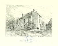 An illustration from Aberbrothock illustrated. Being the Round O etchings in miniature by John Adam. ... With ... notes by G. Hay (1886)
