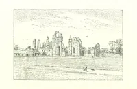 An illustration from Aberbrothock illustrated. Being the Round O etchings in miniature by John Adam. ... With ... notes by G. Hay (1886)