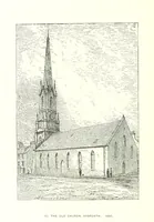 An illustration from Aberbrothock illustrated. Being the Round O etchings in miniature by John Adam. ... With ... notes by G. Hay (1886)