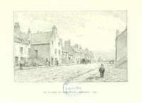 An illustration from Aberbrothock illustrated. Being the Round O etchings in miniature by John Adam. ... With ... notes by G. Hay (1886)