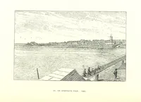 An illustration from Aberbrothock illustrated. Being the Round O etchings in miniature by John Adam. ... With ... notes by G. Hay (1886)