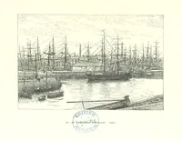 An illustration from Aberbrothock illustrated. Being the Round O etchings in miniature by John Adam. ... With ... notes by G. Hay (1886)