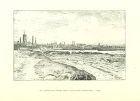 An illustration from Aberbrothock illustrated. Being the Round O etchings in miniature by John Adam. ... With ... notes by G. Hay (1886)