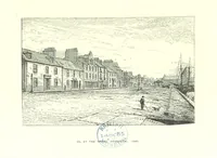 An illustration from Aberbrothock illustrated. Being the Round O etchings in miniature by John Adam. ... With ... notes by G. Hay (1886)