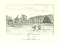 An illustration from Aberbrothock illustrated. Being the Round O etchings in miniature by John Adam. ... With ... notes by G. Hay (1886)