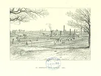 An illustration from Aberbrothock illustrated. Being the Round O etchings in miniature by John Adam. ... With ... notes by G. Hay (1886)