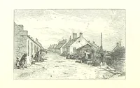 An illustration from Aberbrothock illustrated. Being the Round O etchings in miniature by John Adam. ... With ... notes by G. Hay (1886)