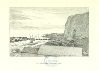 An illustration from Aberbrothock illustrated. Being the Round O etchings in miniature by John Adam. ... With ... notes by G. Hay (1886)