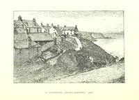 An illustration from Aberbrothock illustrated. Being the Round O etchings in miniature by John Adam. ... With ... notes by G. Hay (1886)