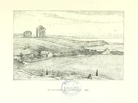 An illustration from Aberbrothock illustrated. Being the Round O etchings in miniature by John Adam. ... With ... notes by G. Hay (1886)
