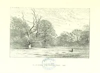 An illustration from Aberbrothock illustrated. Being the Round O etchings in miniature by John Adam. ... With ... notes by G. Hay (1886)